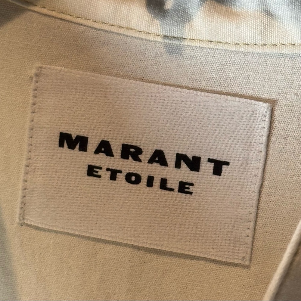 Isabel MARANT ETOILE Kiara Belted Cotton Overalls 34 - Picture 6 of 7